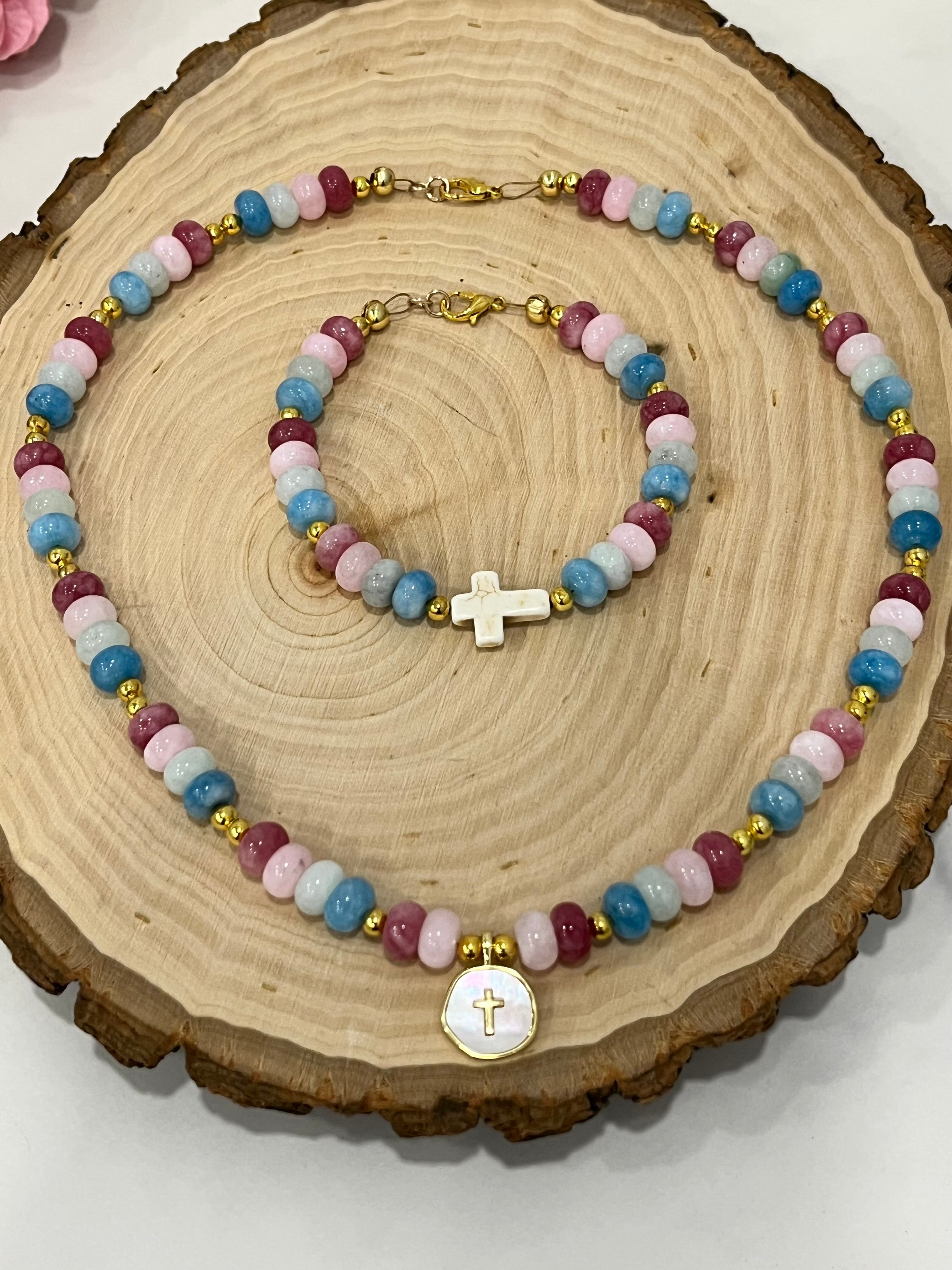 Christian Cross Necklace – Fruit of the Spirit Necklace