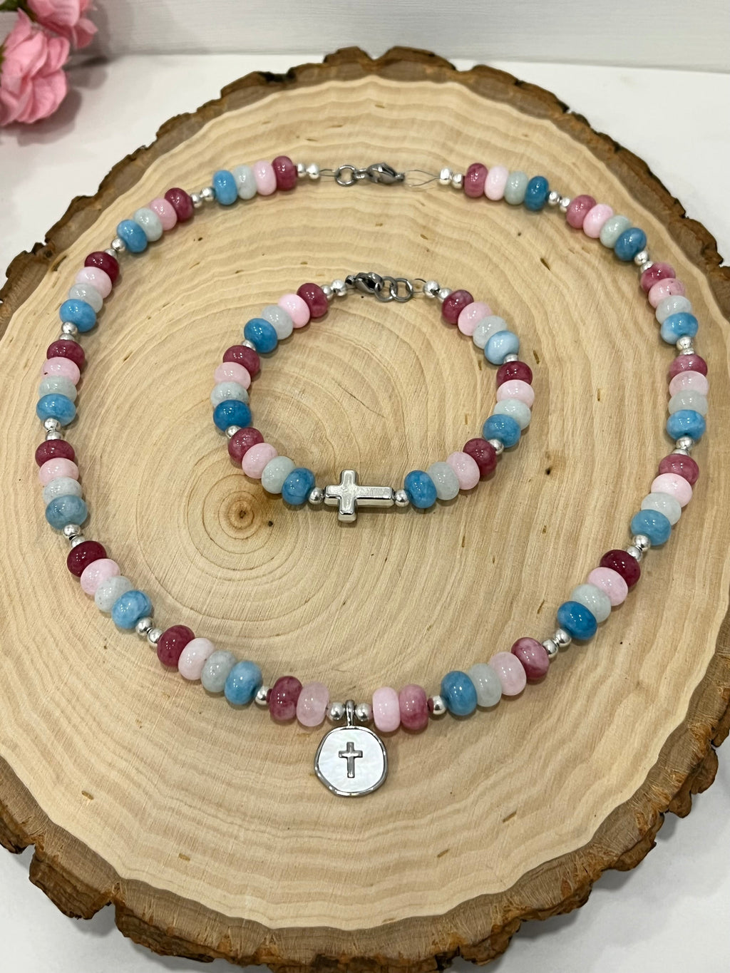 Christian Cross Necklace – Fruit of the Spirit Necklace
