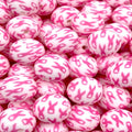 P269 PINK CANCER RIBBON 15MM PRINT (10ct)