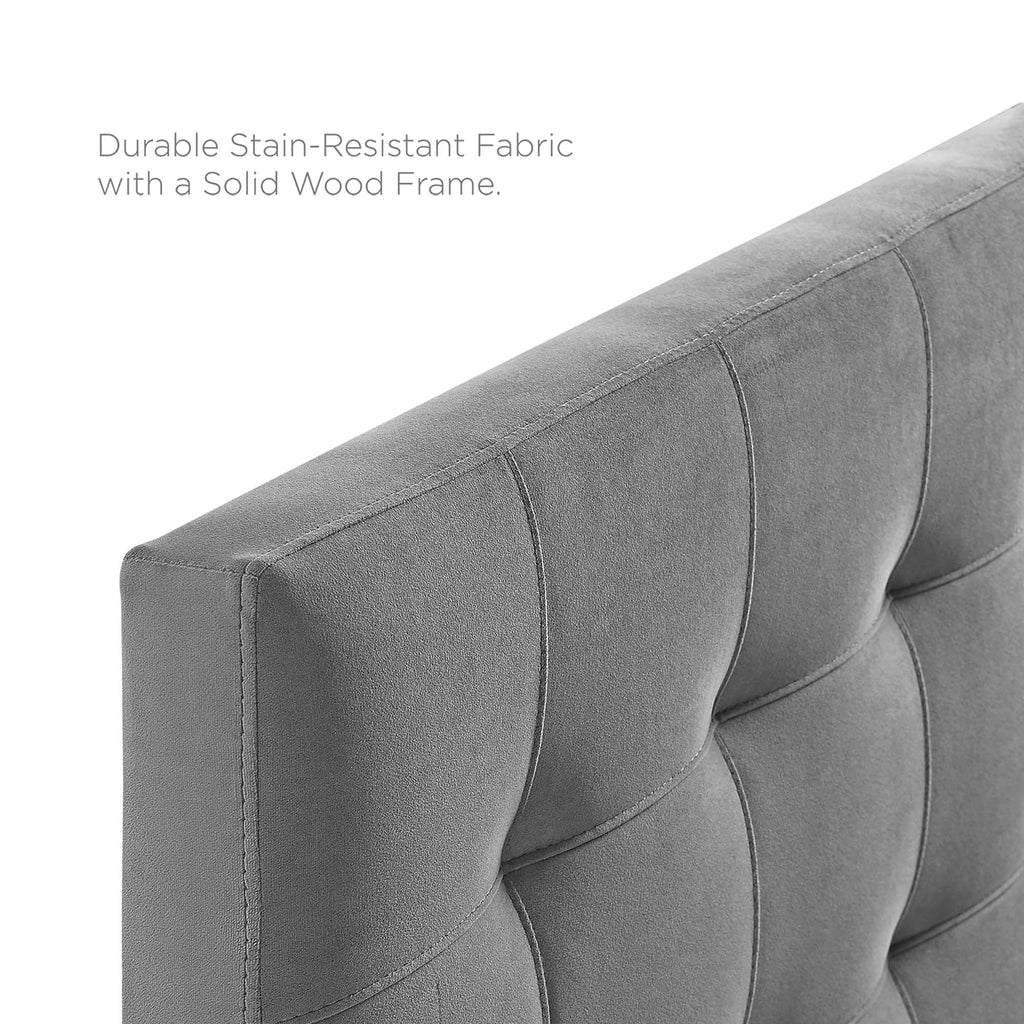 Lily Biscuit Tufted Performance Velvet Queen Headboard by Modway