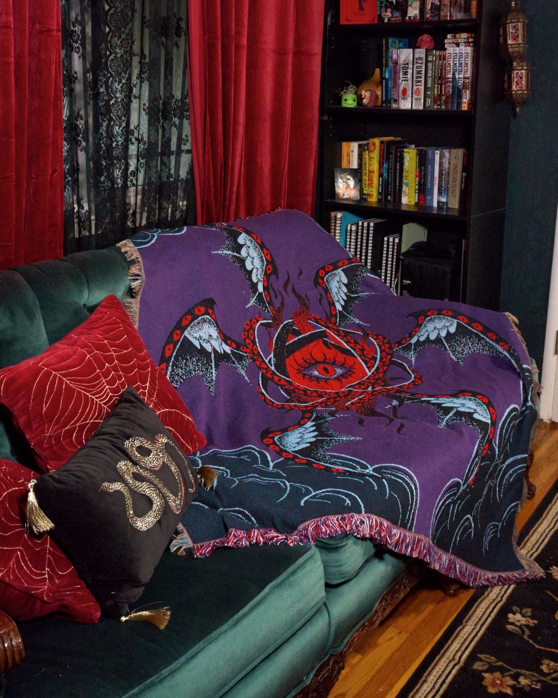 Mephisto - Seraphim Dark Angel Woven Blanket