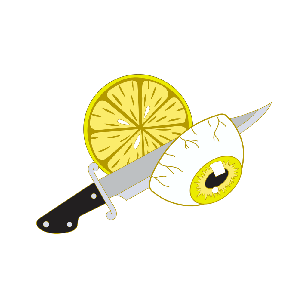 Ow! - Lemon Eyeball Enamel Pin
