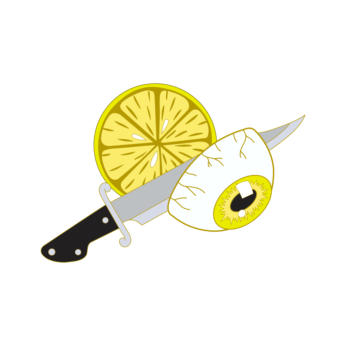 Ow! - Lemon Eyeball Enamel Pin