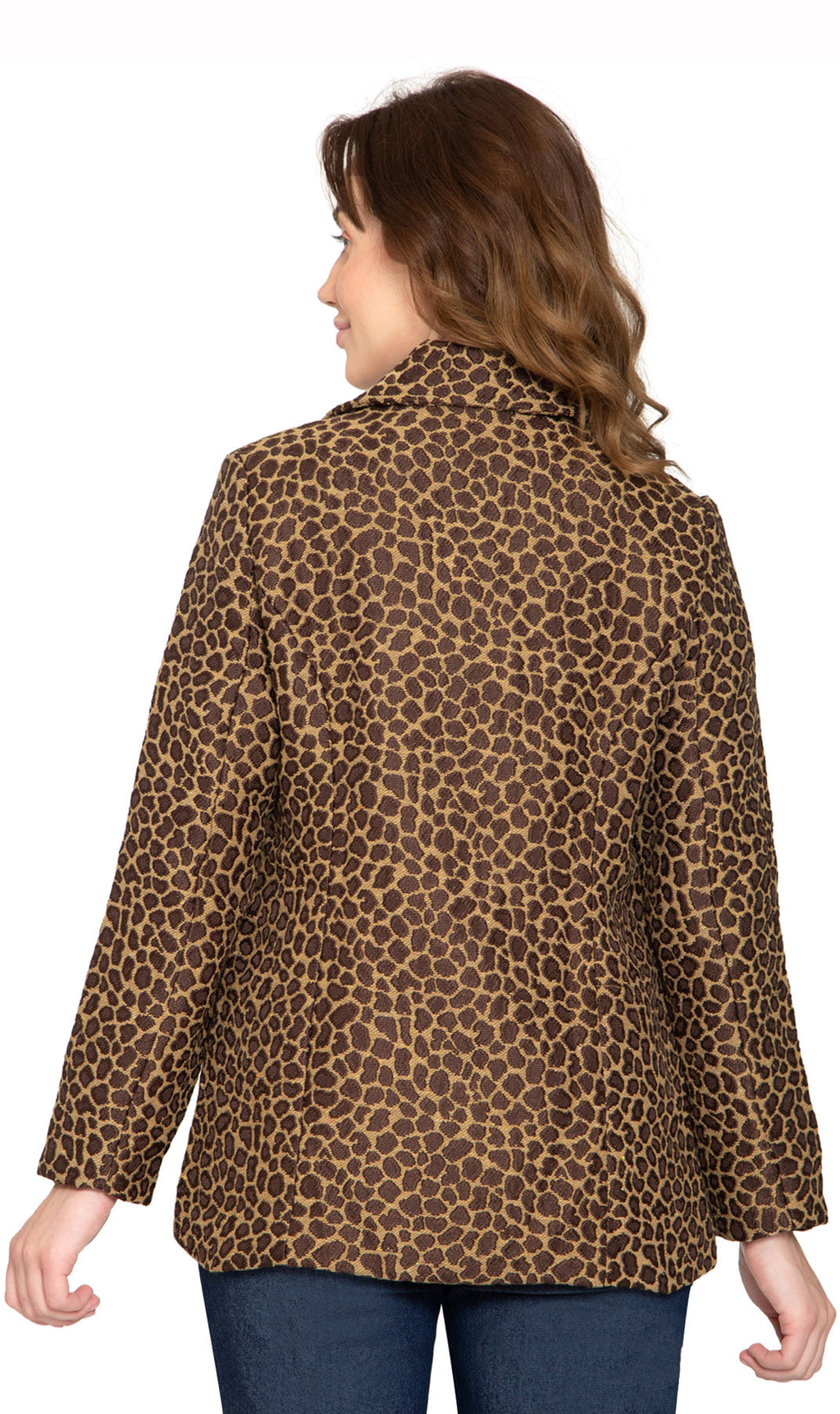 Women's Tapestry Animal Pattern Lined Jacket