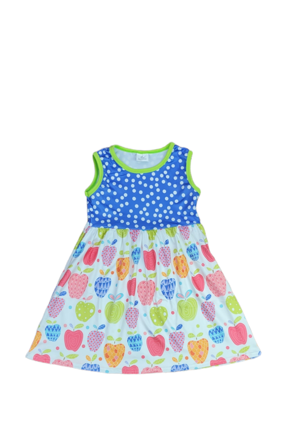 Polka Dot Apple Milk Silk Tank Dress