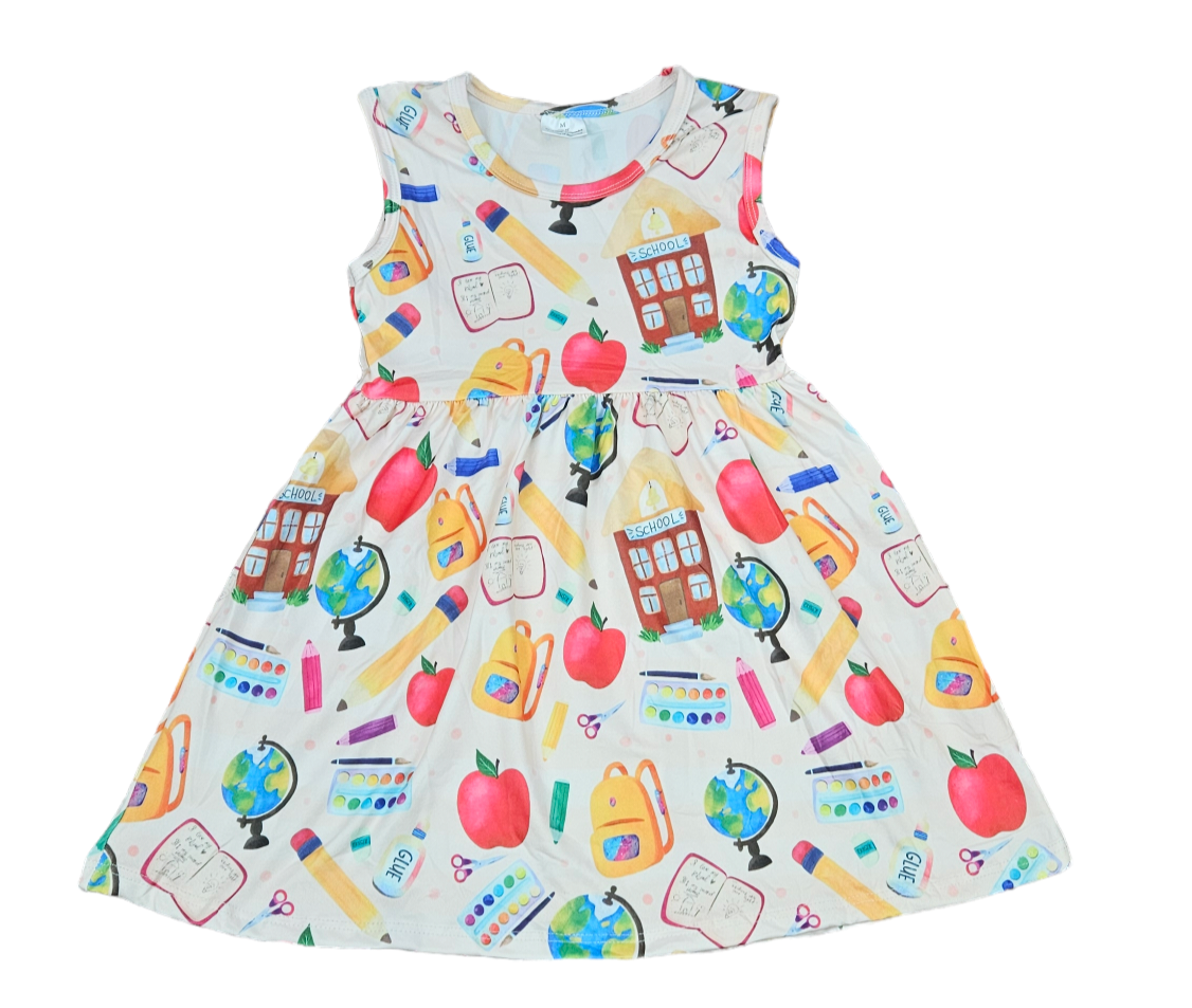 Time To Learn Milk Silk Tank Dress