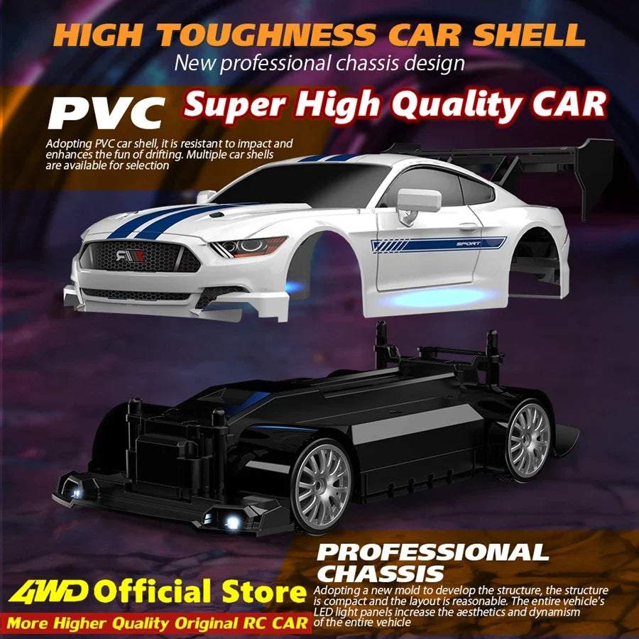 4WD RC Drift Car GTRPRO AE86PRO 4x4 Racing Remote Control Toy