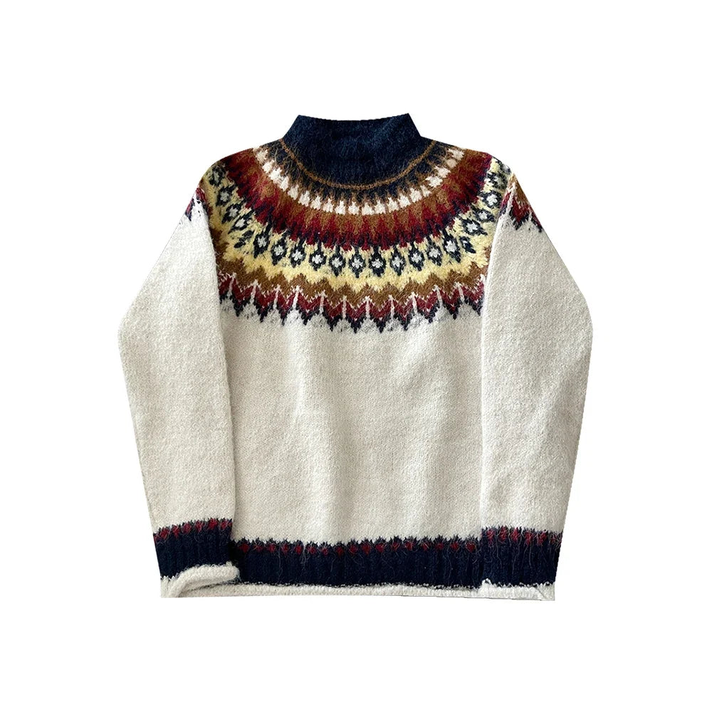 Women's Vintage Pattern Sweater