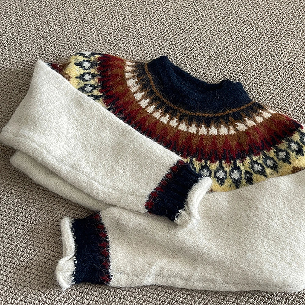 Women's Vintage Pattern Sweater