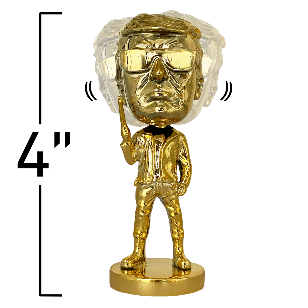 Mini Gold Trumpinator Bobblehead
