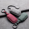 Suede Leather Key Holder for GeelyEX5/ E5 /Geely Starray EM-i