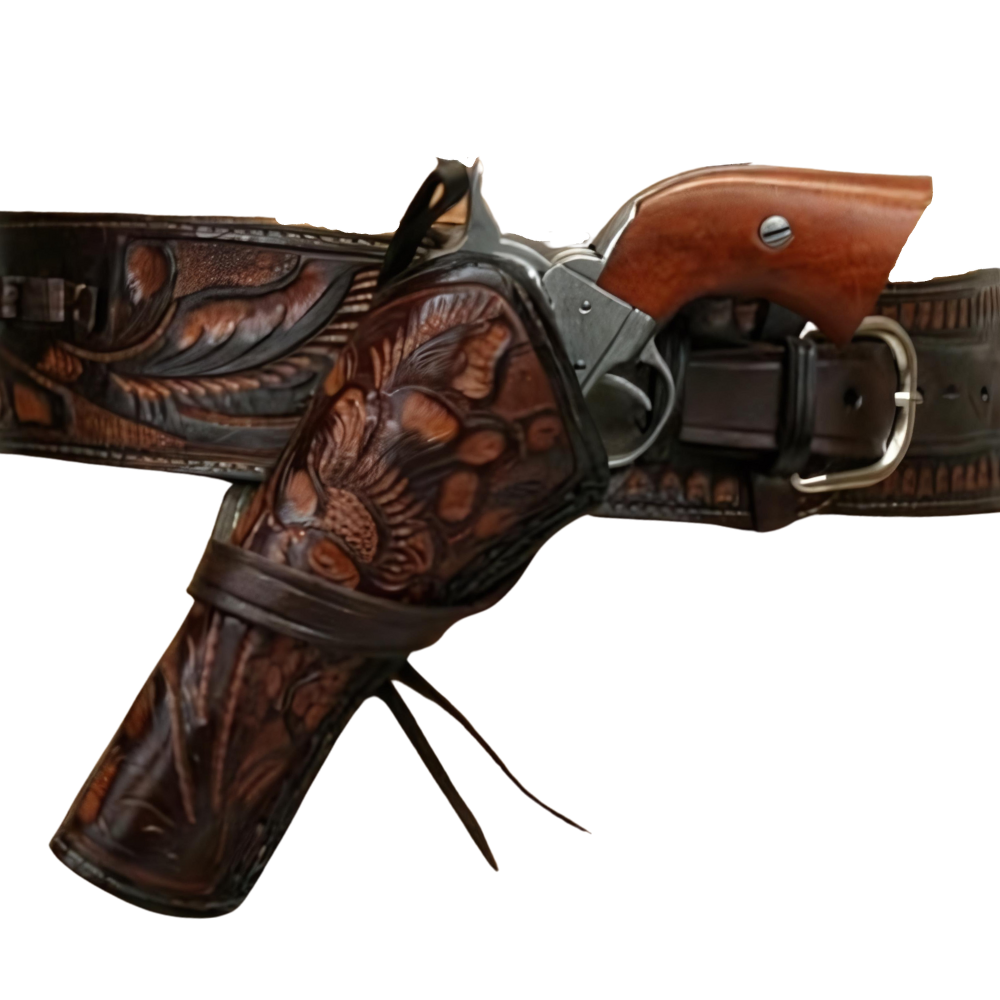 BIG Cross Draw XL Leather Holster - Brown
