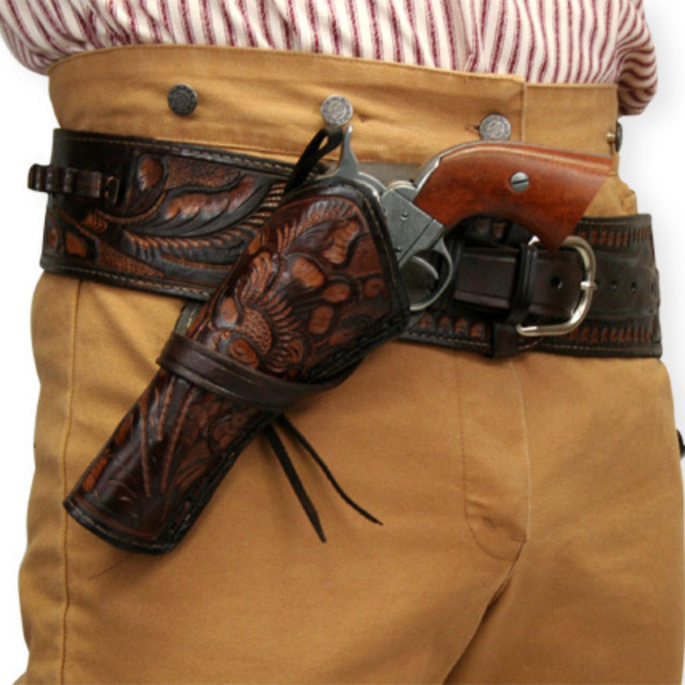BIG Cross Draw XL Leather Holster - Brown