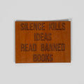 Wood Sticker | Read banned books