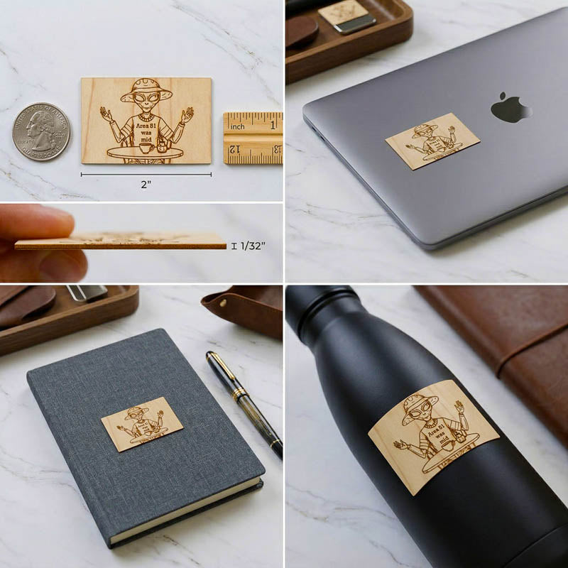 Wood Sticker | Read banned books