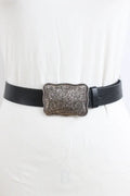 Rugged Square Buckle Belt – Western Ranch Essential 🤠⛓️