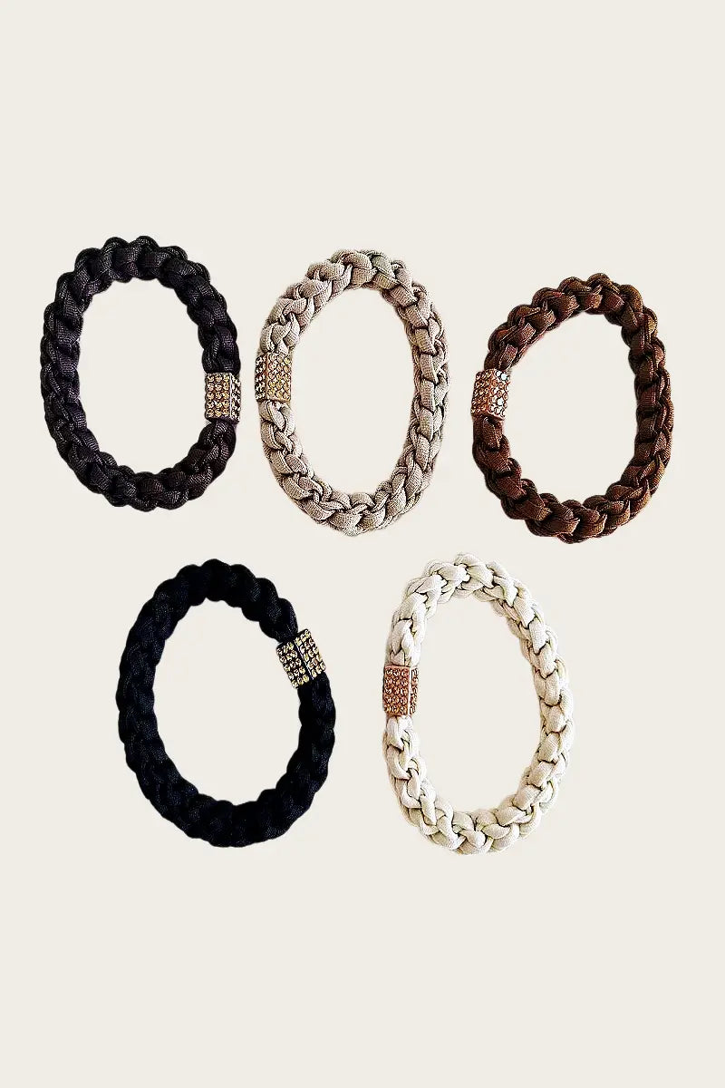 Luxury Vintage Hair Ties – High-Stretch & Durable 🌸✨