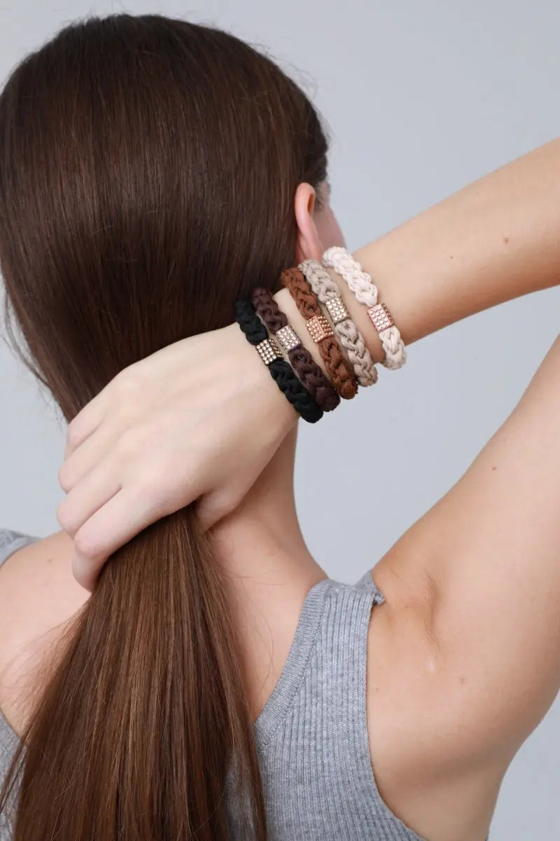 Luxury Vintage Hair Ties – High-Stretch & Durable 🌸✨