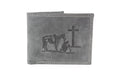 Praying Cowboy Leather Wallet | Branding Iron Western Wear