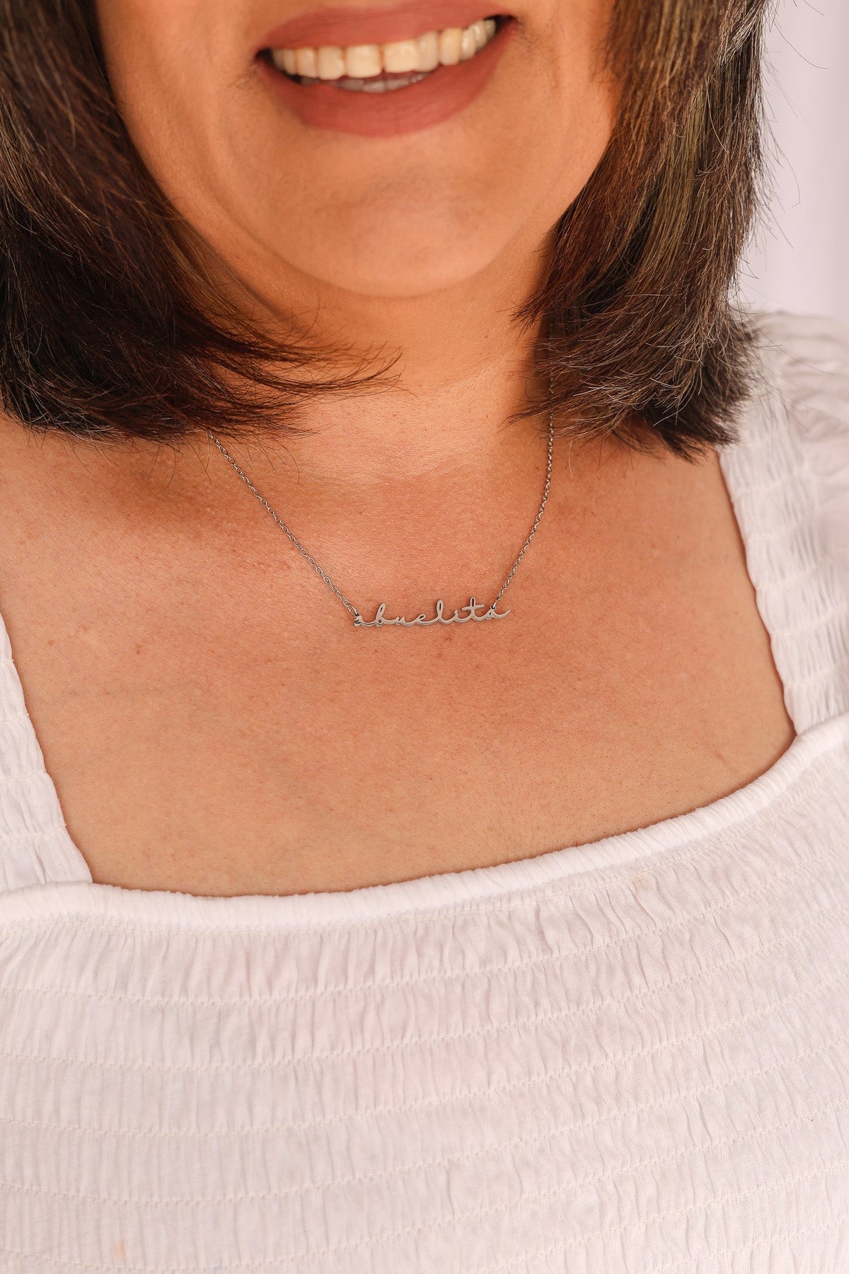 "Abuelita" Necklace - Quarter Circle AK Boutique