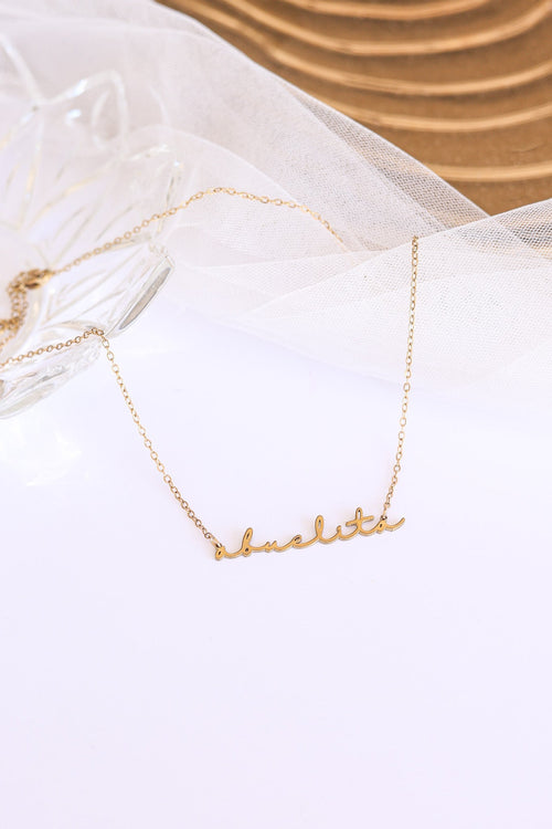 "Abuelita" Necklace - Quarter Circle AK Boutique