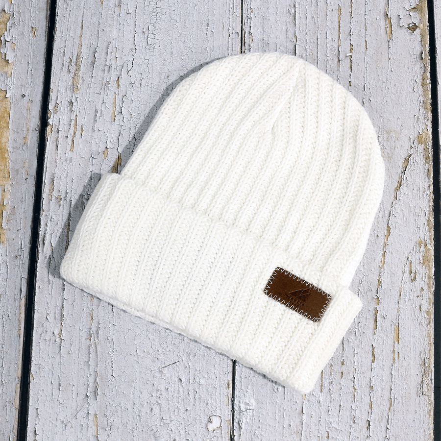 Adult Cotton Cuff Bright White - Quarter Circle AK Boutique