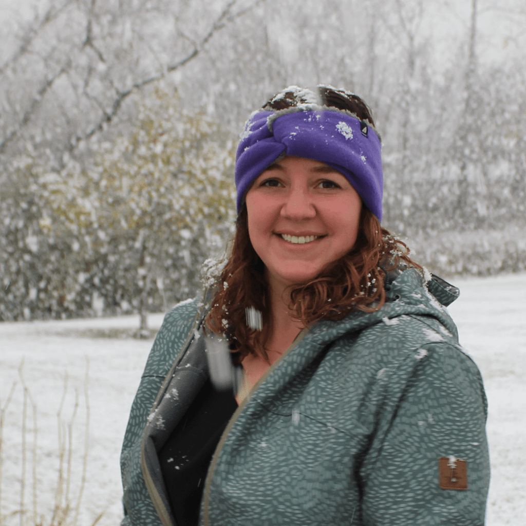 Adult High Piled Fleece Knotted Headband - Quarter Circle AK Boutique