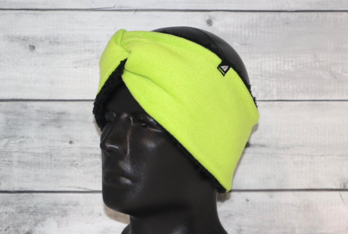 Adult High Piled Fleece Knotted Headband - Quarter Circle AK Boutique