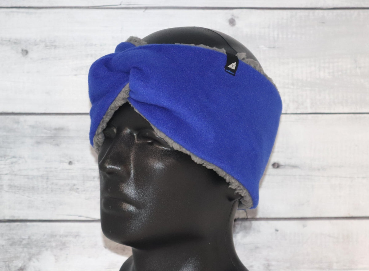 Adult High Piled Fleece Knotted Headband - Quarter Circle AK Boutique