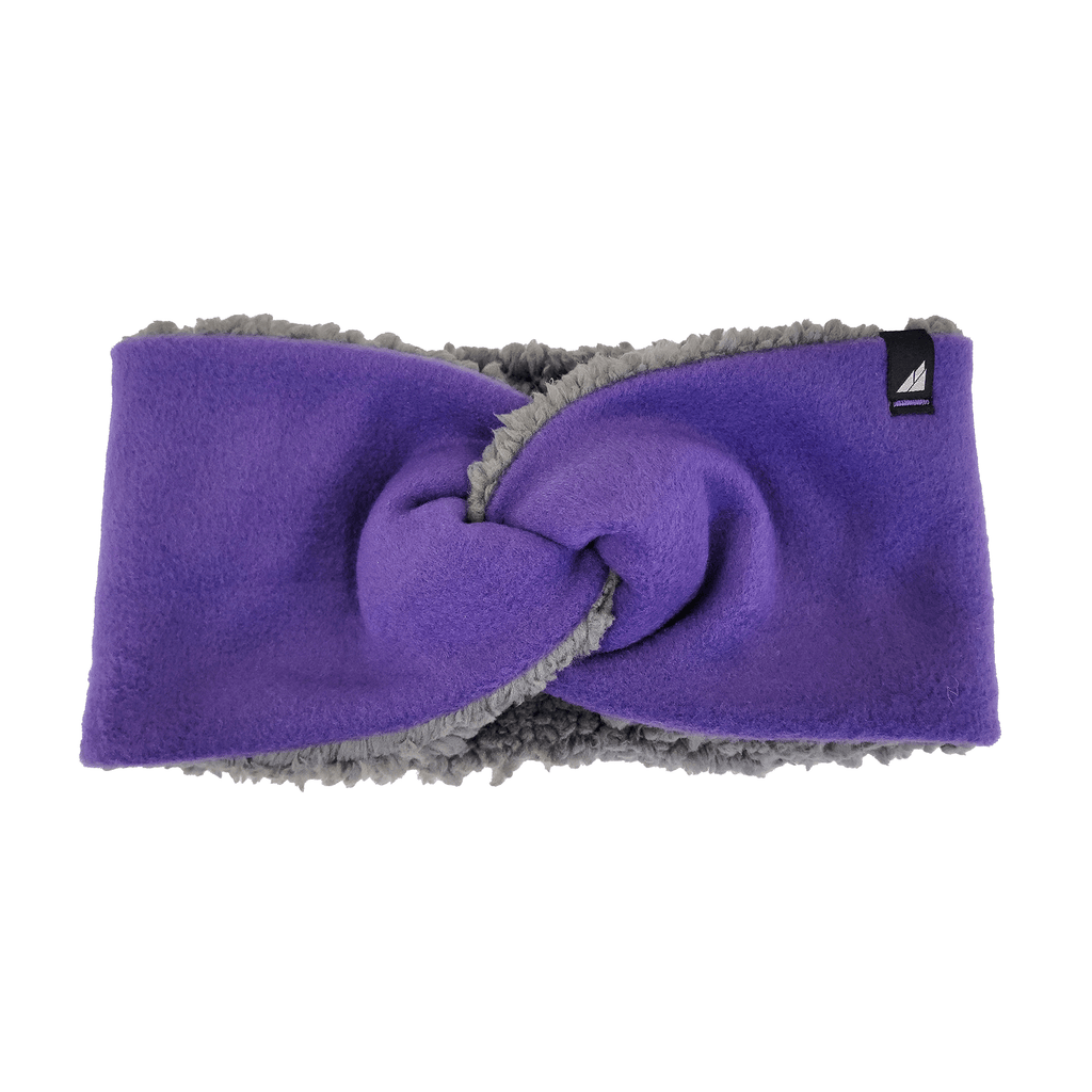 Adult High Piled Fleece Knotted Headband - Quarter Circle AK Boutique