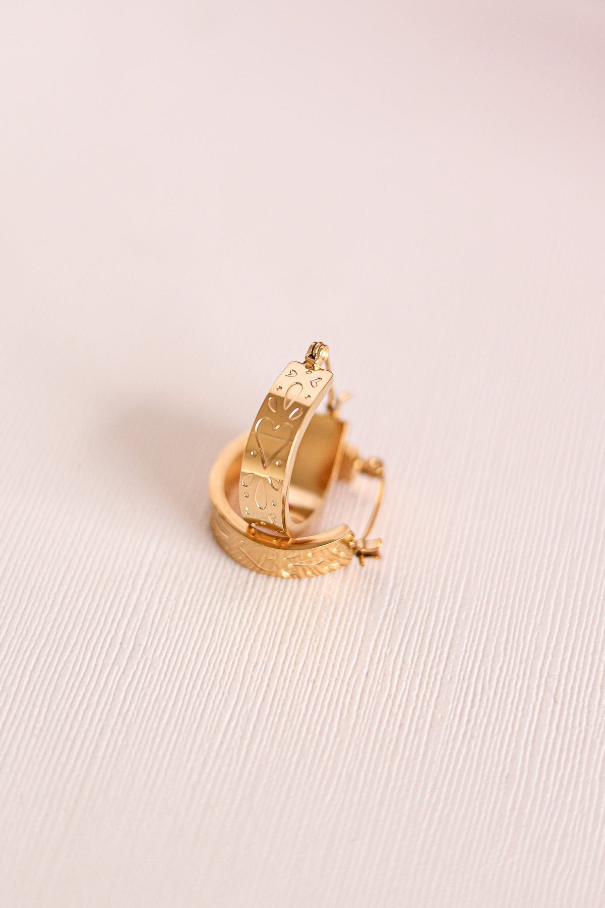 "All My Love" Hoop - Quarter Circle AK Boutique