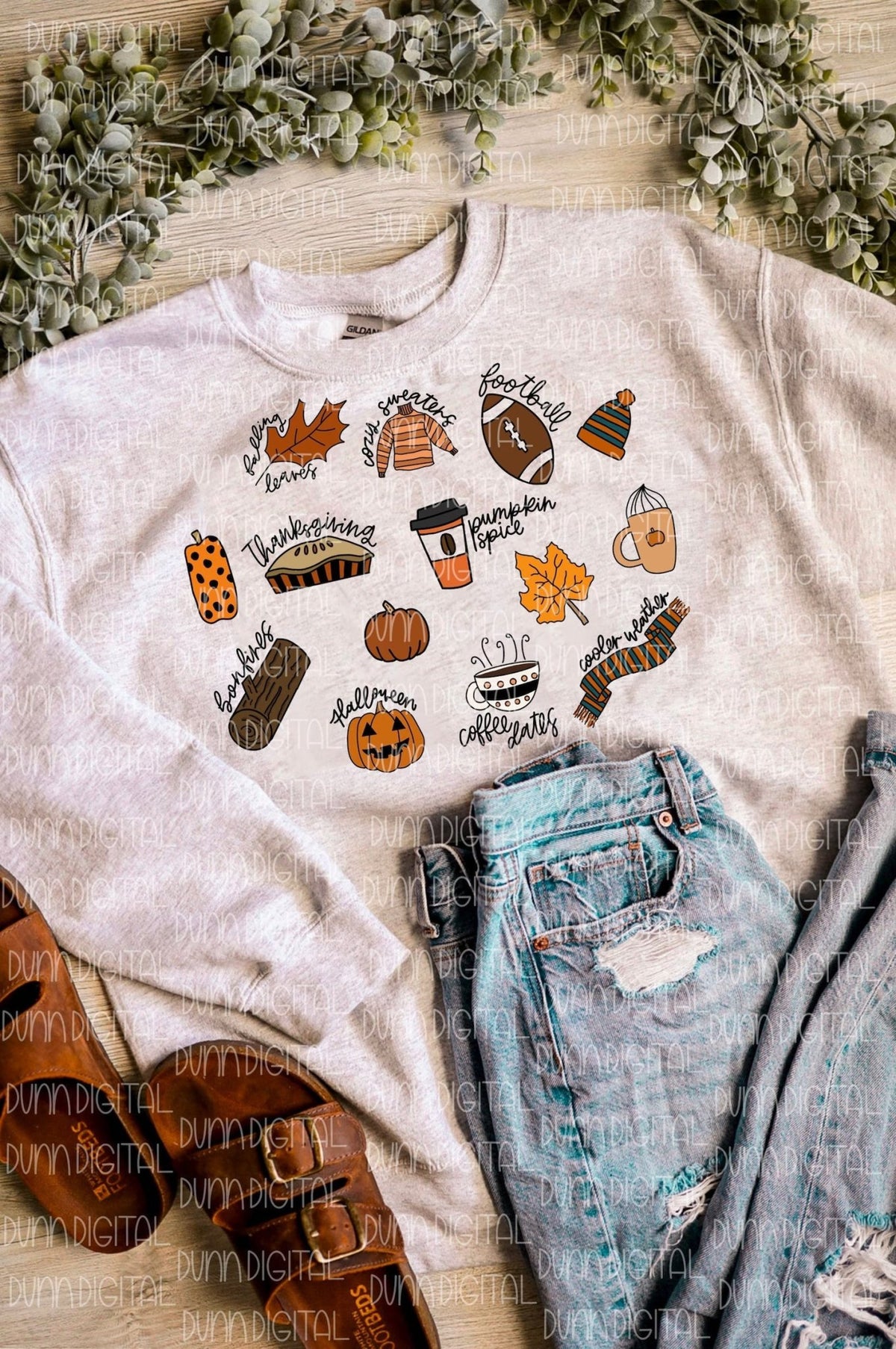 all the fall details tee or sweatshirt - Quarter Circle AK Boutique