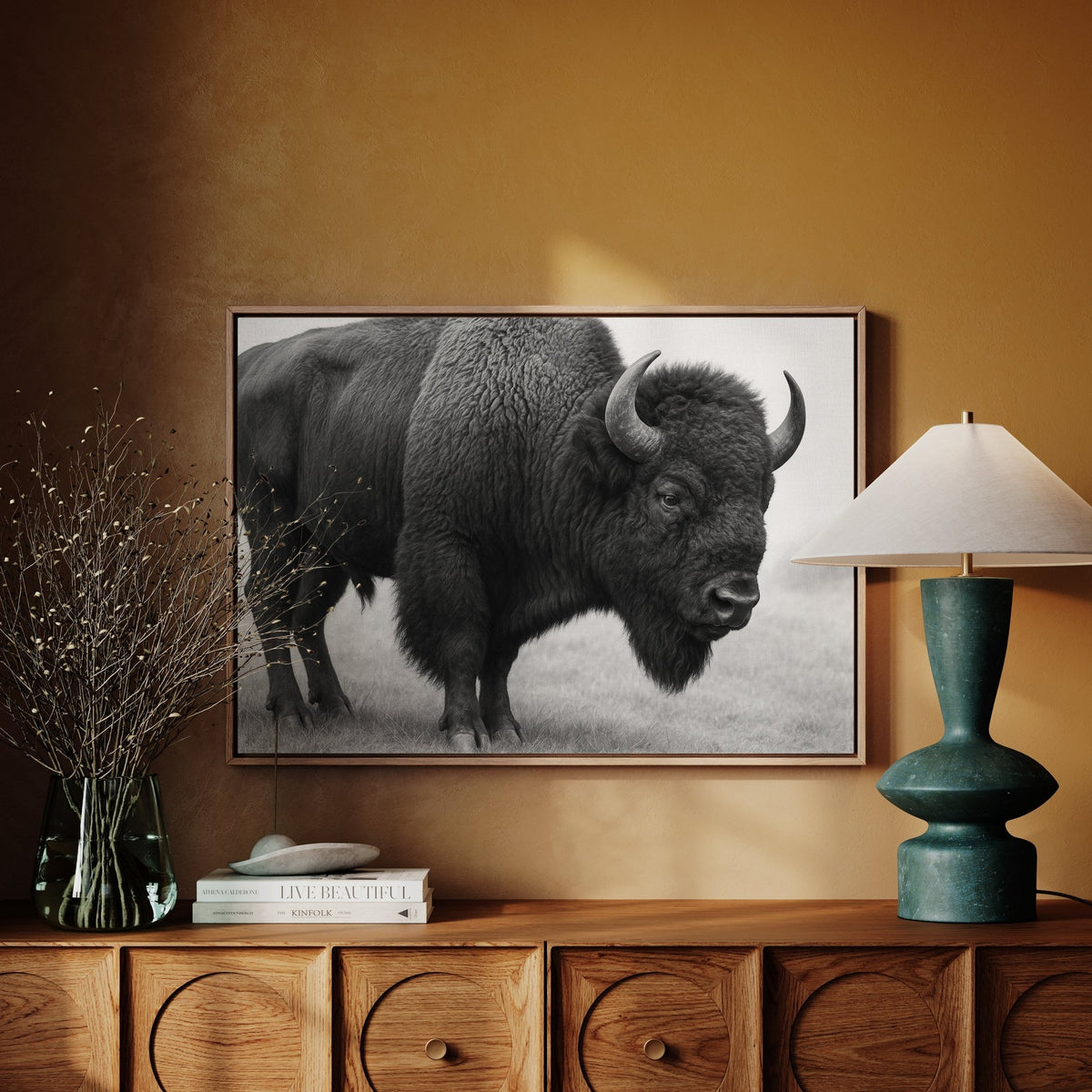 American Bison - Quarter Circle AK Boutique