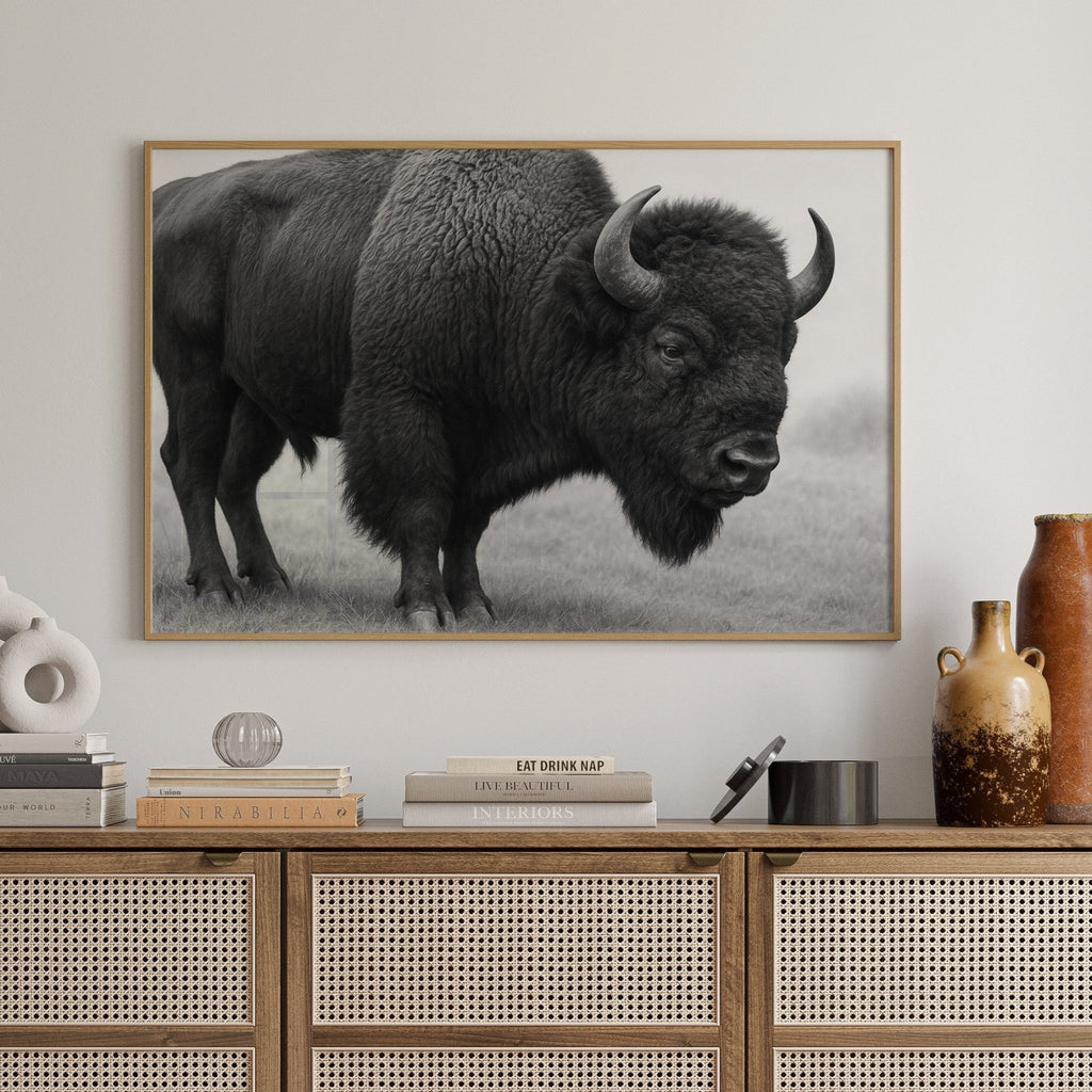 American Bison - Quarter Circle AK Boutique