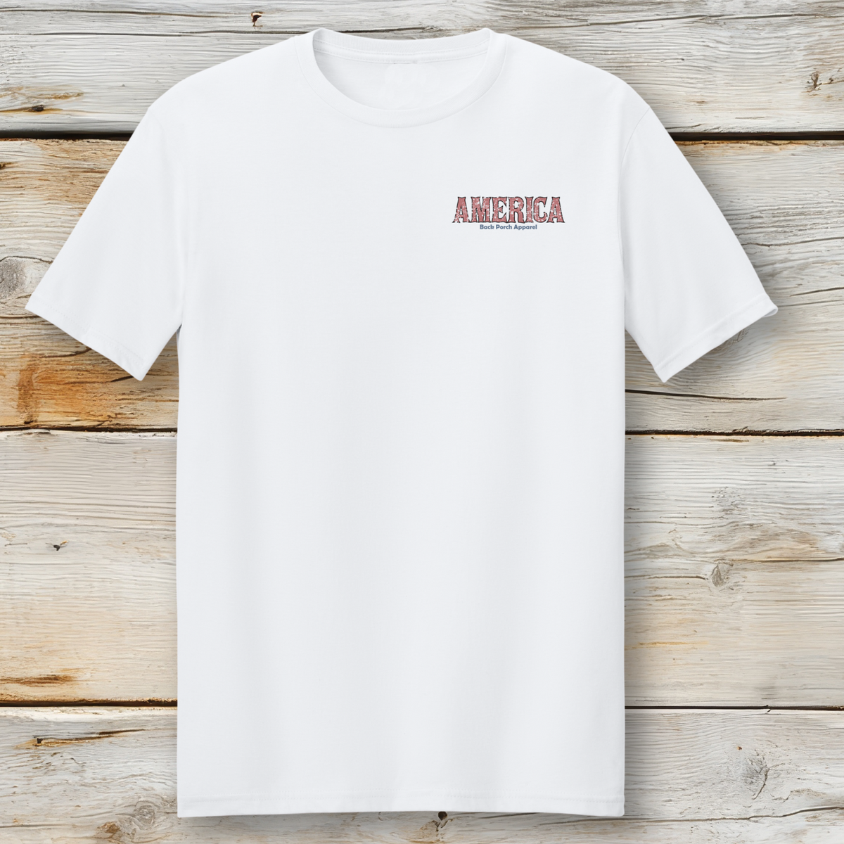 America Longhorn Short Sleeve T-Shirt