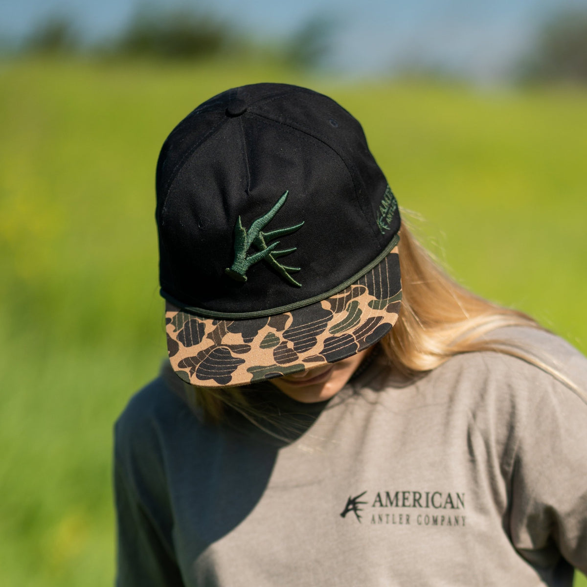 Antler Logo Rope Hat - Quarter Circle AK Boutique