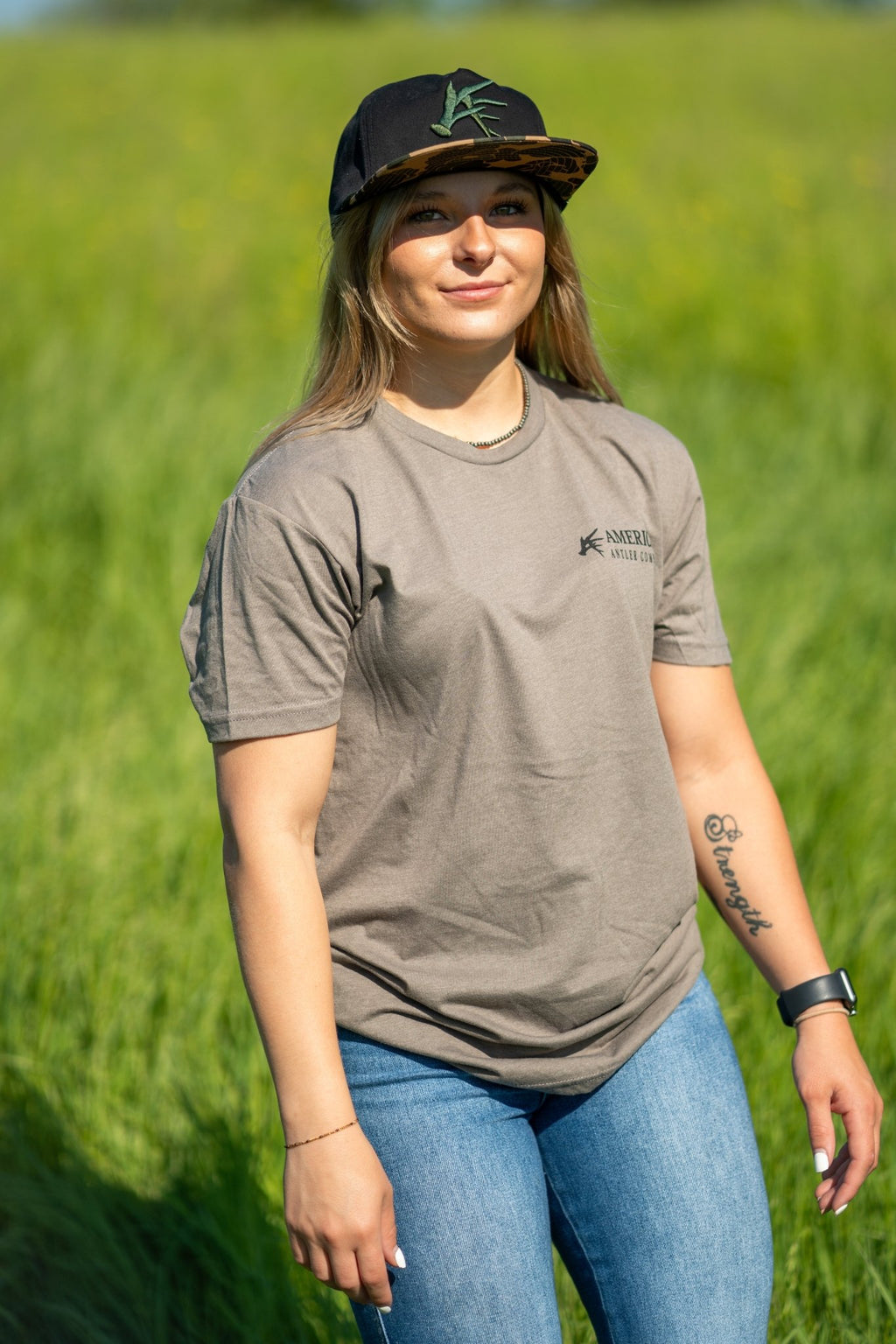 Antler Logo Rope Hat - Quarter Circle AK Boutique
