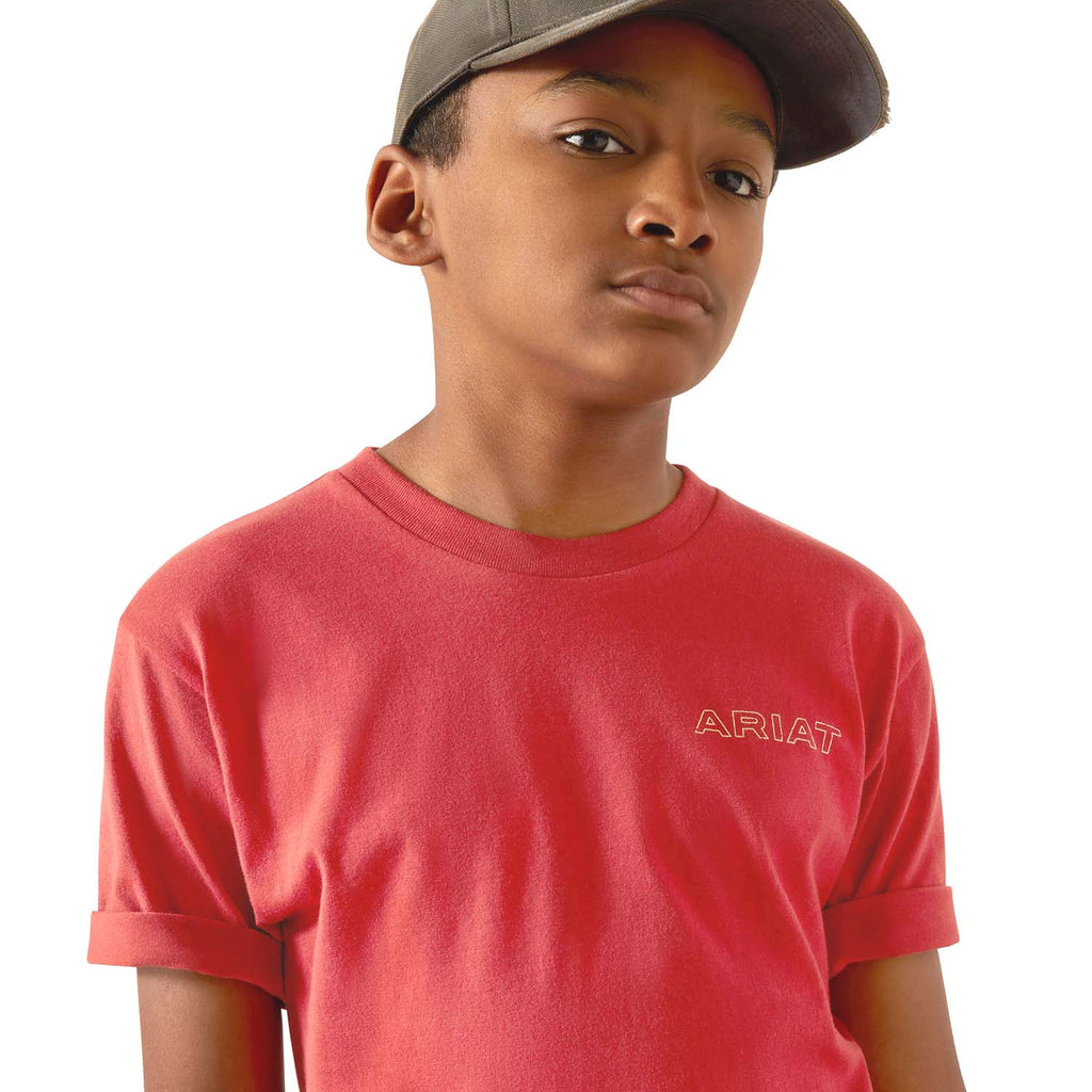 Ariat Boys Short Sleeve Tee - Quarter Circle AK Boutique