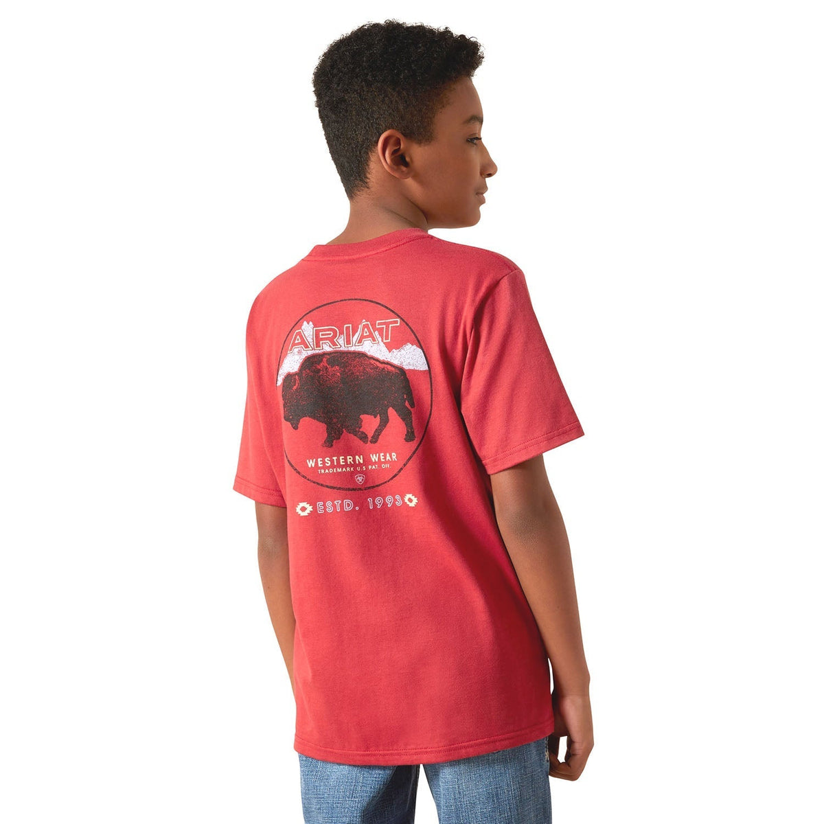 Ariat Boys Short Sleeve Tee - Quarter Circle AK Boutique