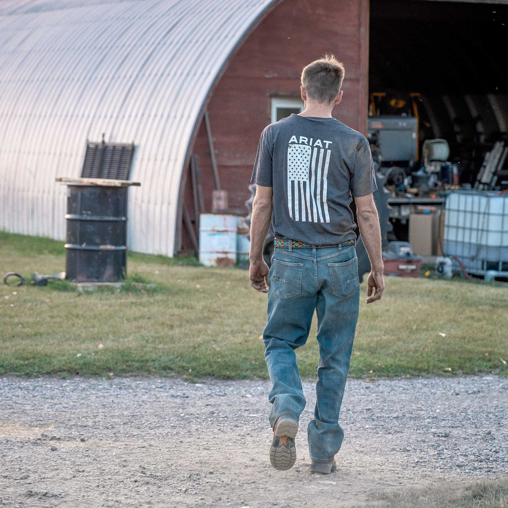 Ariat Men's Freedom Short Sleeve Shirt - Quarter Circle AK Boutique