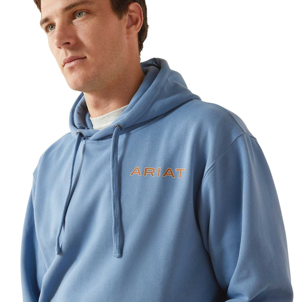 Ariat Mens Hoodie - Quarter Circle AK Boutique