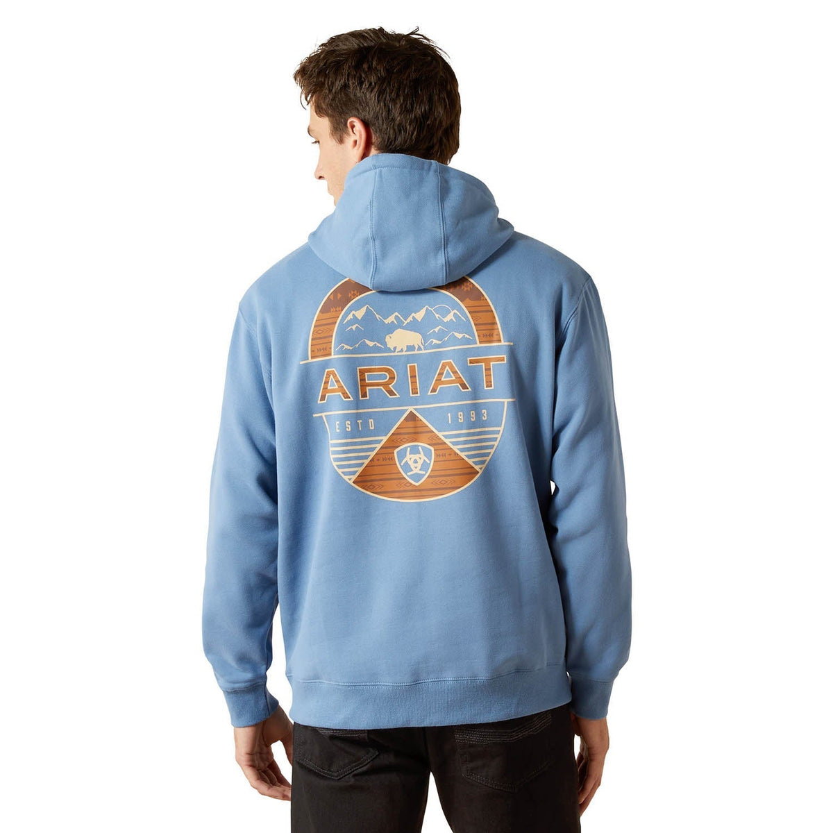 Ariat Mens Hoodie - Quarter Circle AK Boutique