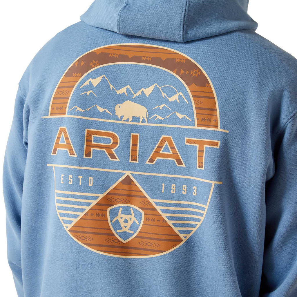 Ariat Mens Hoodie - Quarter Circle AK Boutique