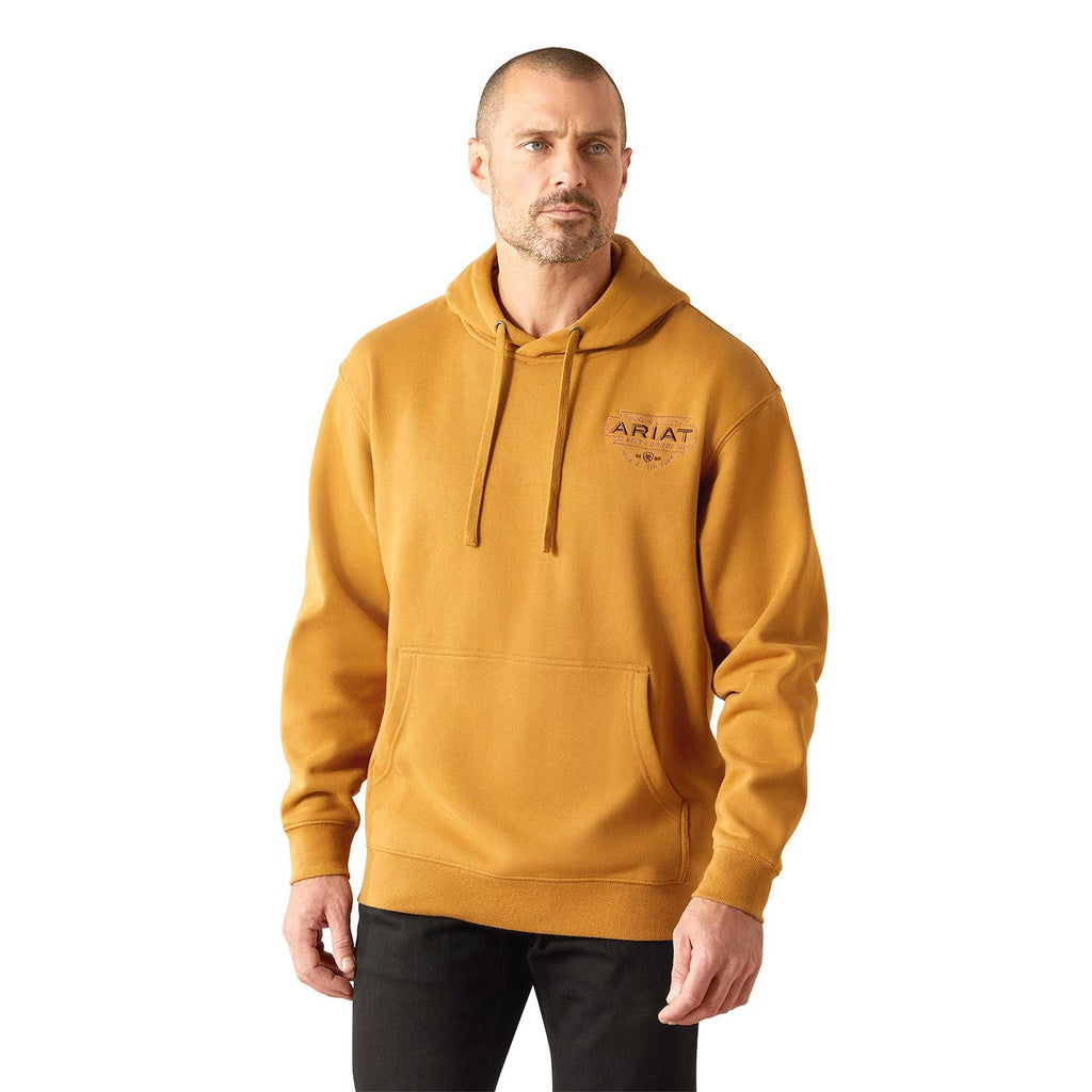 Ariat Mens Hoodie - Quarter Circle AK Boutique