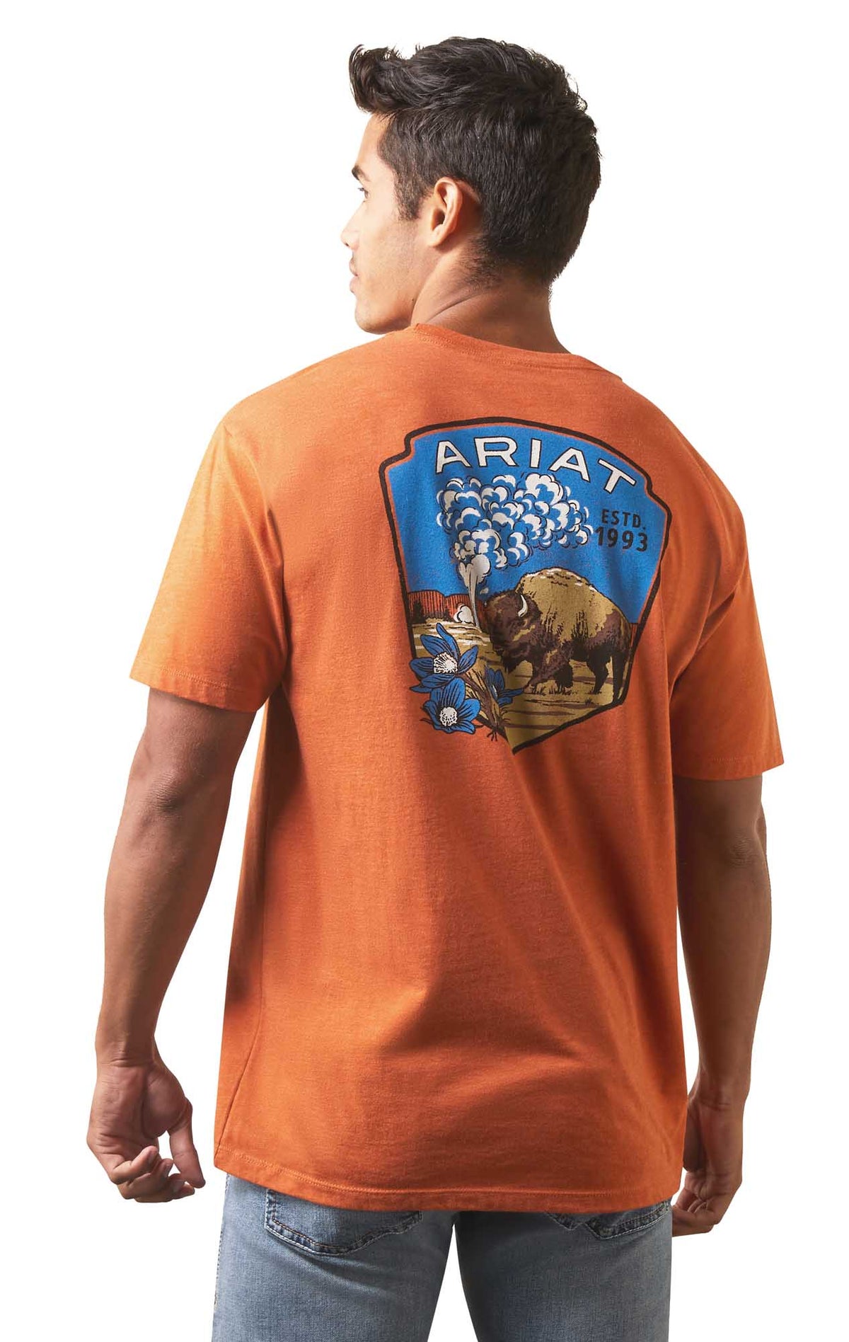 Ariat Men's Old Faithful Short Sleeve T-Shirt - Quarter Circle AK Boutique