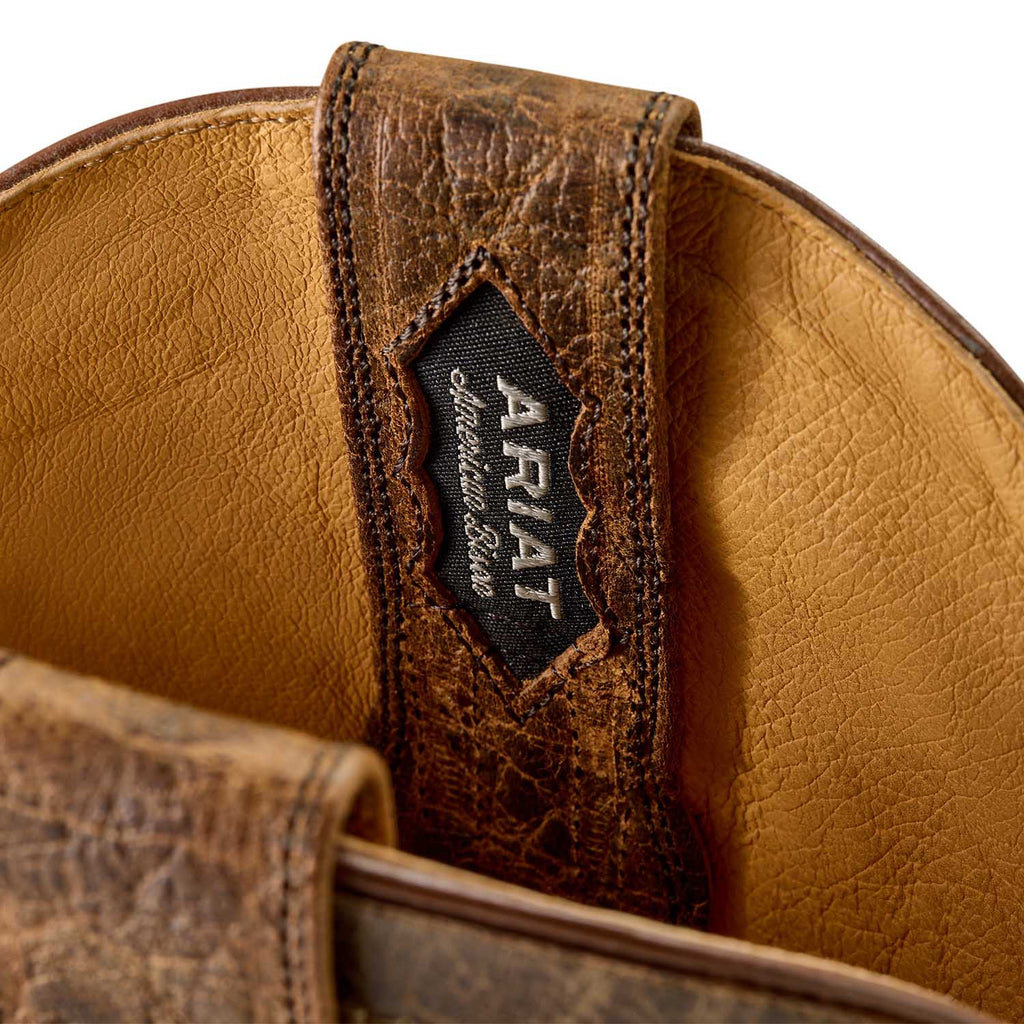Ariat Men's Rock Ridge Wide Square Toe Western Boots - Quarter Circle AK Boutique