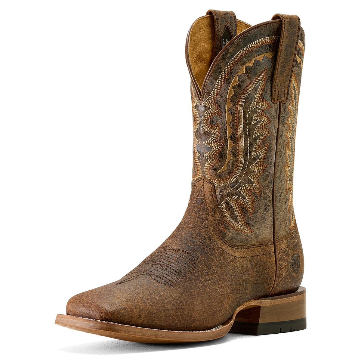 Ariat Men's Rock Ridge Wide Square Toe Western Boots - Quarter Circle AK Boutique