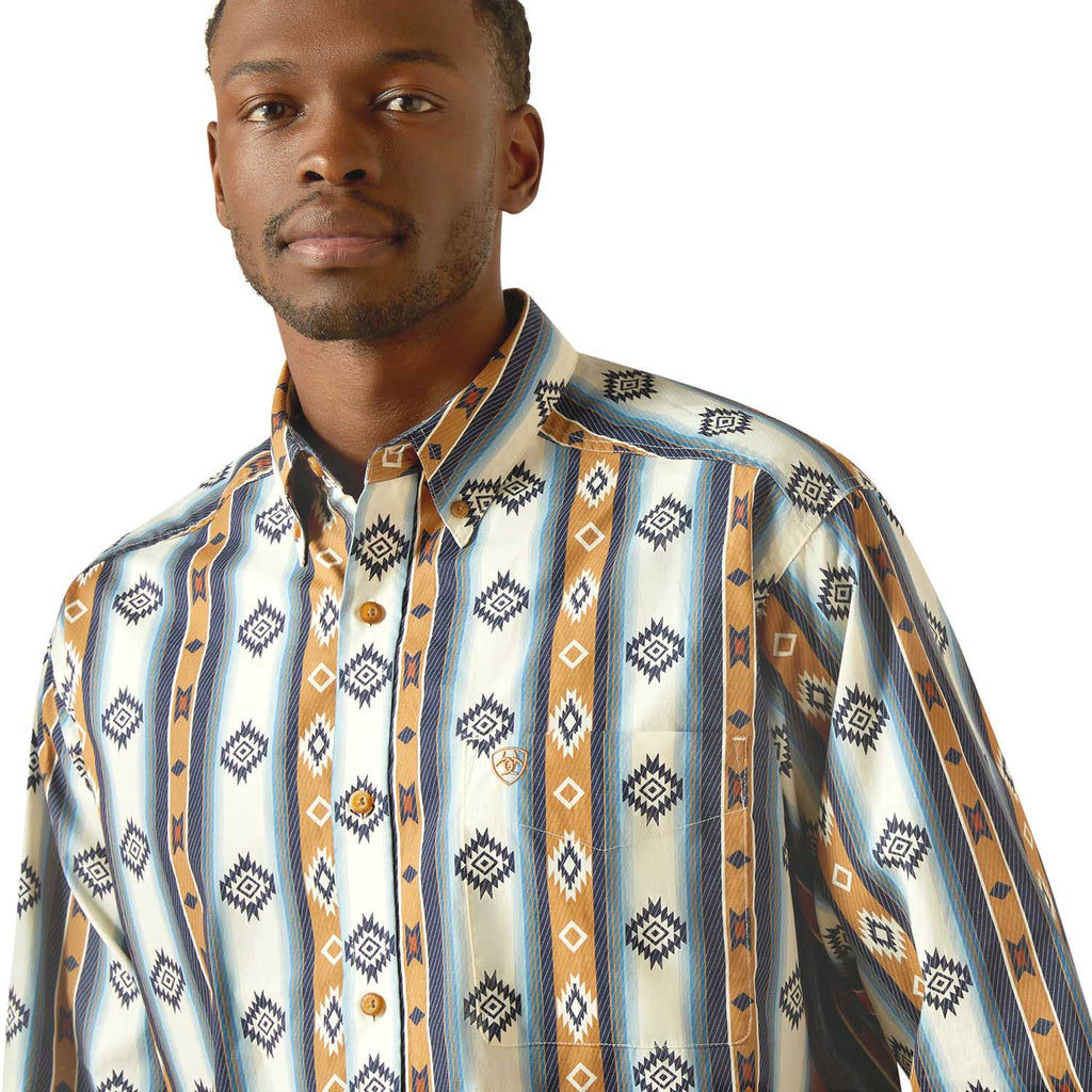 Ariat Mens Shilo Classic Fit Long Sleeve Shirt - Quarter Circle AK Boutique
