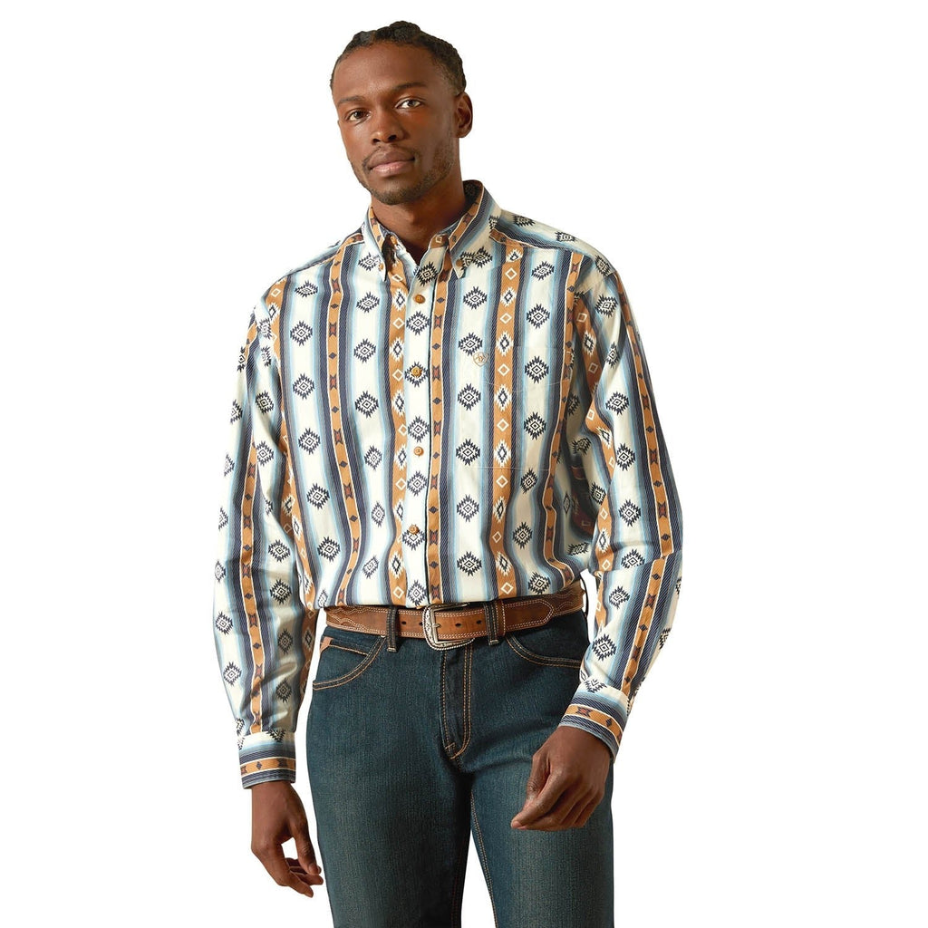 Ariat Mens Shilo Classic Fit Long Sleeve Shirt - Quarter Circle AK Boutique