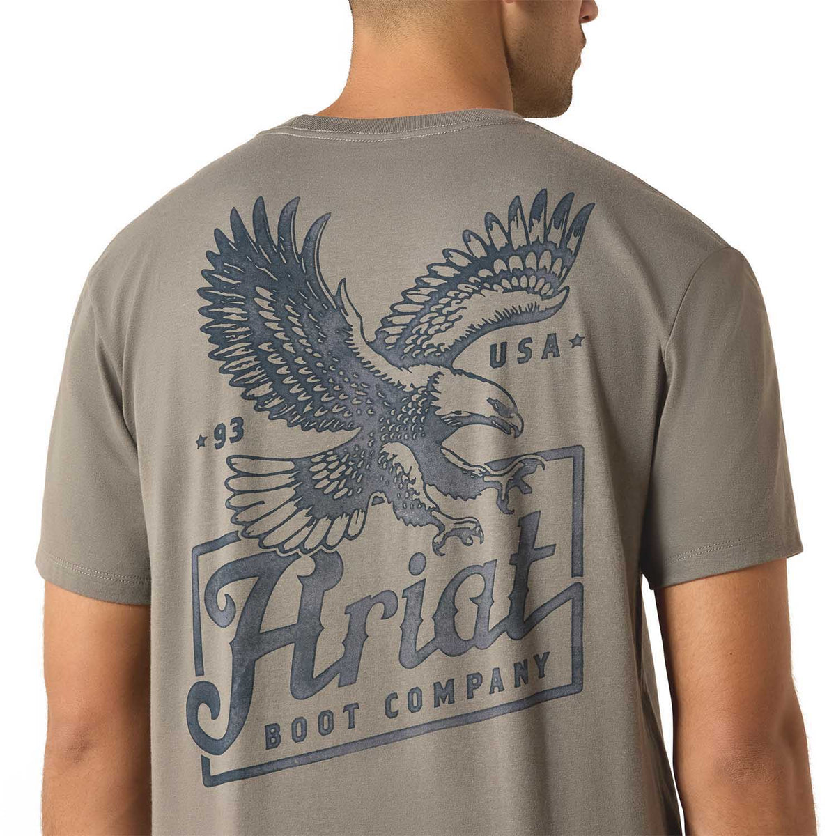 Ariat Mens Short Sleeve Shirt, Patriot Western Graphic Tee - Quarter Circle AK Boutique